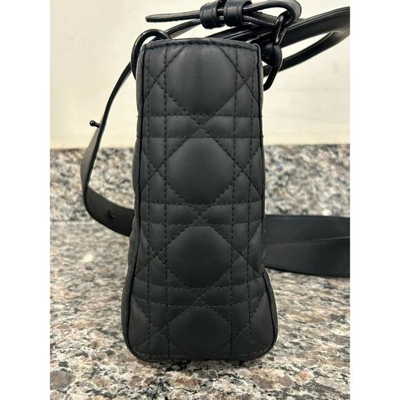 Christian Dior Small Lady Dior My ABCDior Bag Ultramatte Cannage SPBSAL 336647 - Picture 4 of 15